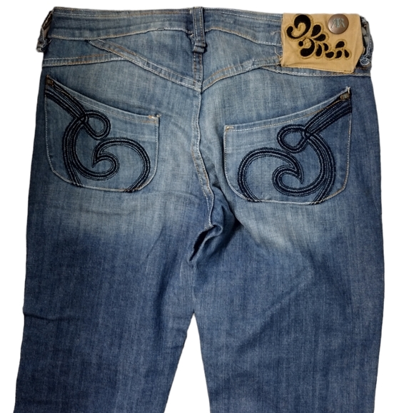 Rock Revolution Womens Bootcut Embroidered Jeans 27‎ - Picture 5 of 9